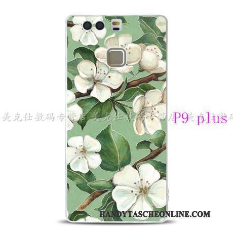 Hülle Huawei P9 Weiche Handyhüllen Grün, Case Huawei P9 Schutz