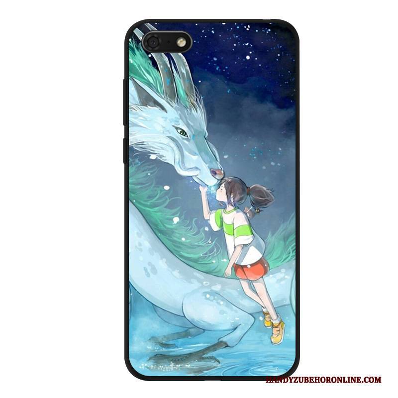 Hülle Huawei Y5 2018 Silikon Rot Anti-sturz, Case Huawei Y5 2018 Schutz Trend Handyhüllen