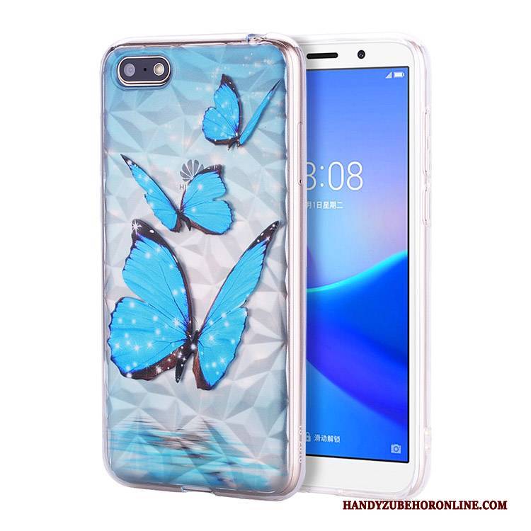 Hülle Huawei Y5 2018 Taschen Anti-sturz Muster, Case Huawei Y5 2018 Schutz Hängende Verzierungen Handyhüllen