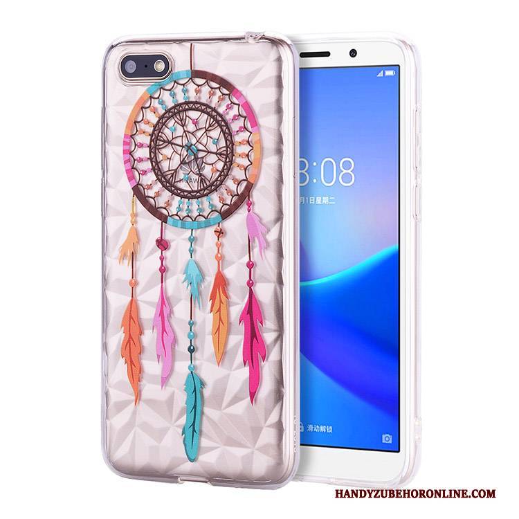 Hülle Huawei Y5 2018 Taschen Anti-sturz Muster, Case Huawei Y5 2018 Schutz Hängende Verzierungen Handyhüllen