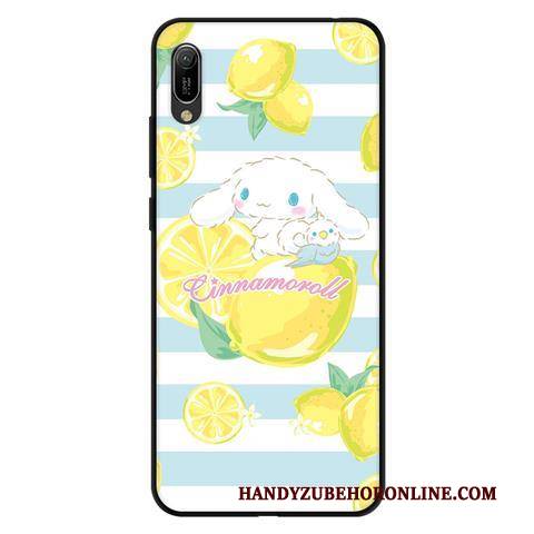 Hülle Huawei Y6 2019 Weiche Anti-sturz Rosa, Case Huawei Y6 2019 Schutz Schwarz Handyhüllen