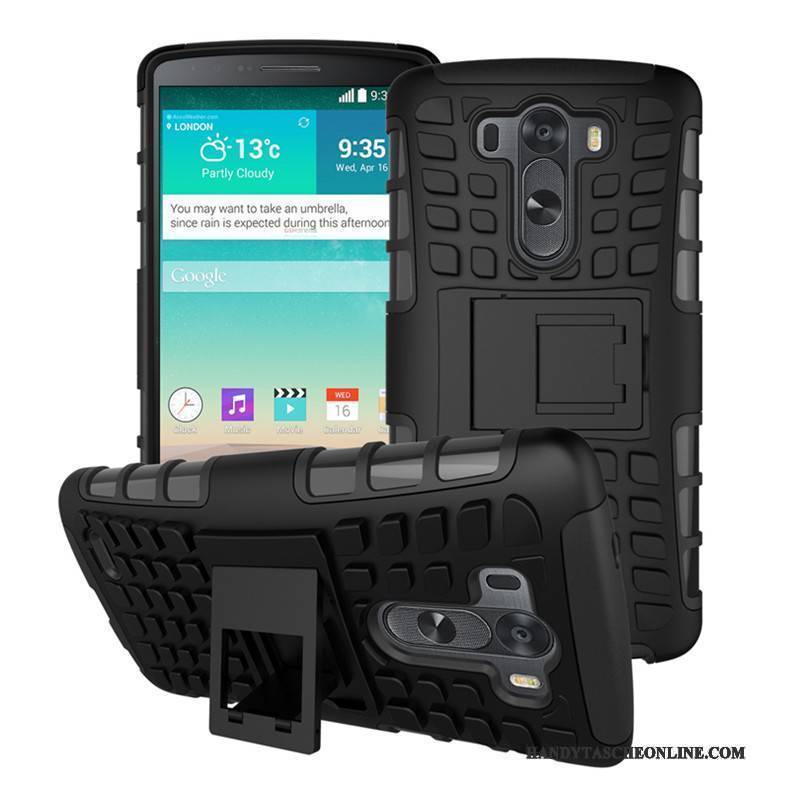 Hülle Lg G3 Kreativ Anti-sturz Muster, Case Lg G3 Halterung Grün Rutschfest