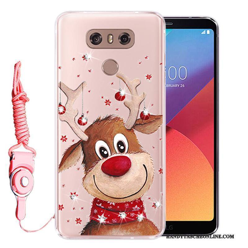 Hülle Lg G6 Taschen Handyhüllen Rosa, Case Lg G6 Weiche Anti-sturz