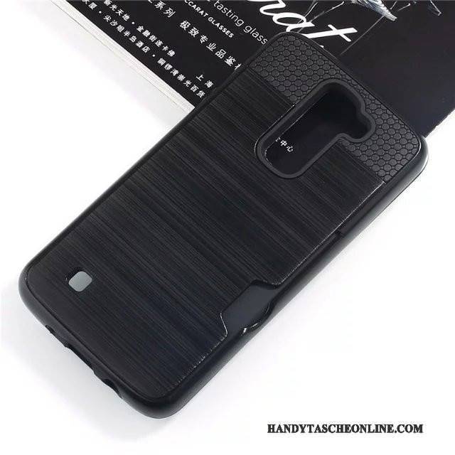 Hülle Lg K8 Silikon Anti-sturz Seide, Case Lg K8 Schutz Handyhüllen Blau