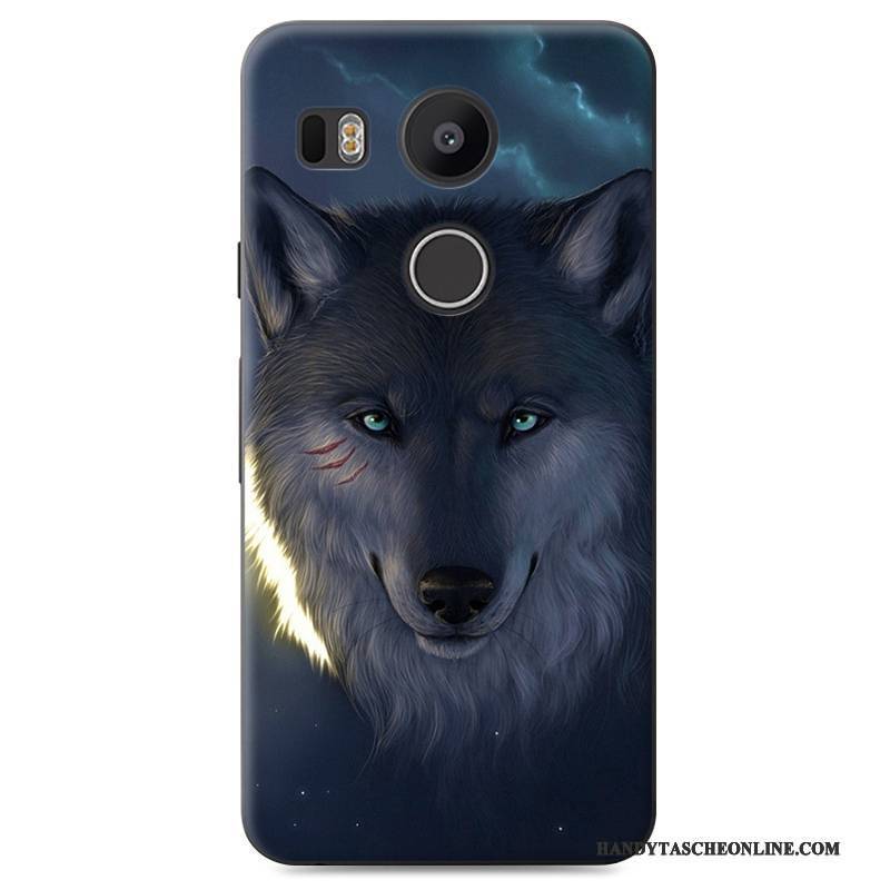 Hülle Lg Nexus 5x Gemalt Anti-sturz Schwer, Case Lg Nexus 5x Blau Handyhüllen