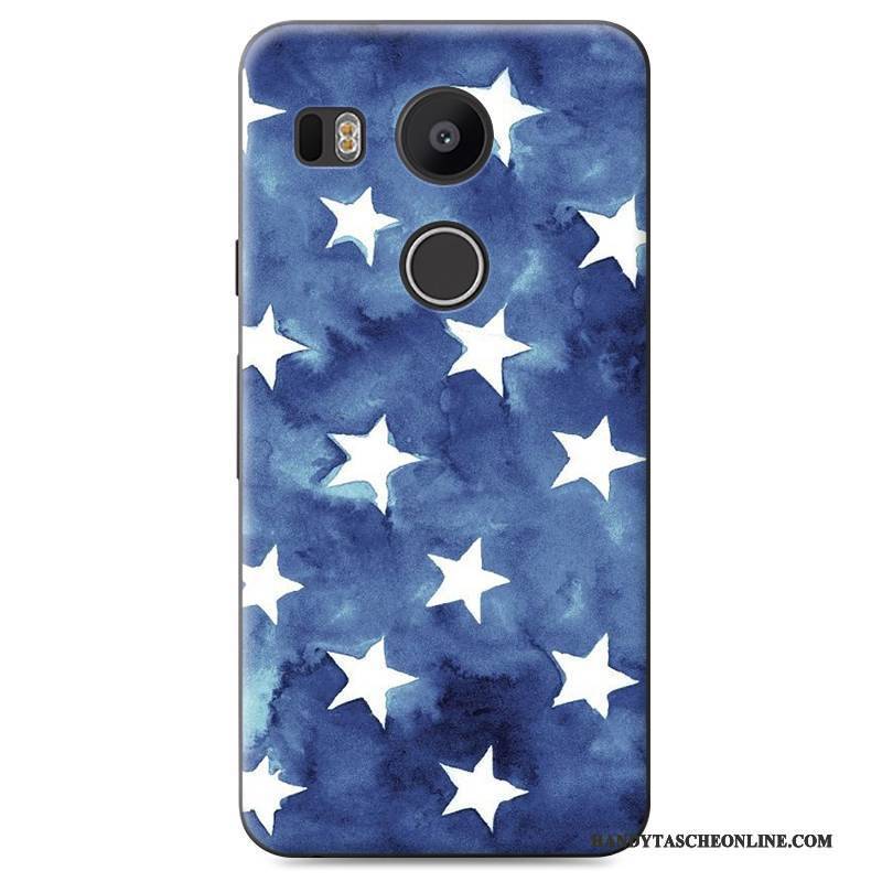 Hülle Lg Nexus 5x Gemalt Anti-sturz Schwer, Case Lg Nexus 5x Blau Handyhüllen