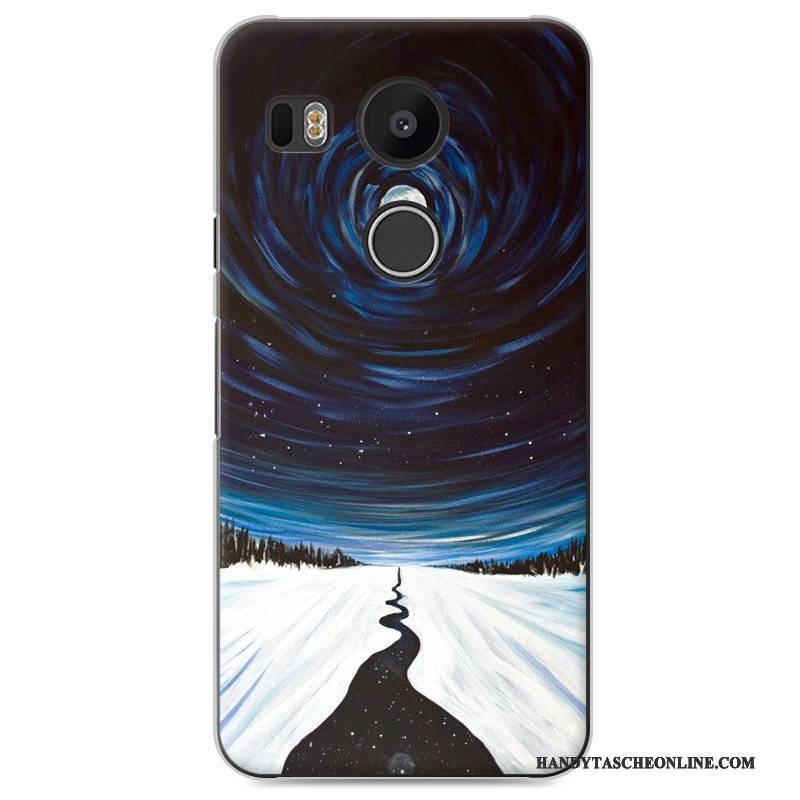 Hülle Lg Nexus 5x Gemalt Anti-sturz Schwer, Case Lg Nexus 5x Blau Handyhüllen