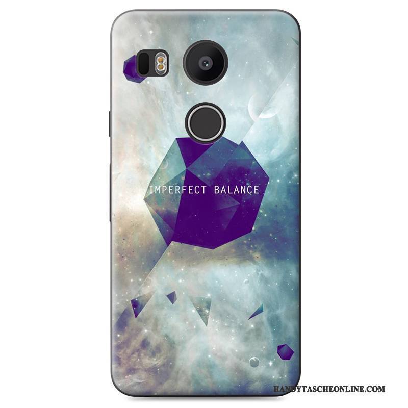 Hülle Lg Nexus 5x Gemalt Anti-sturz Schwer, Case Lg Nexus 5x Blau Handyhüllen
