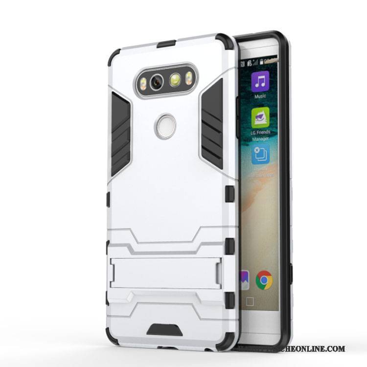 Hülle Lg V20 Halterung Persönlichkeit Handyhüllen, Case Lg V20 Schutz Anti-sturz Rot