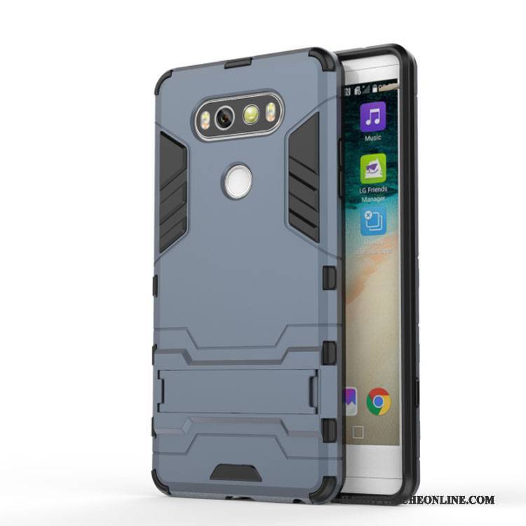 Hülle Lg V20 Halterung Persönlichkeit Handyhüllen, Case Lg V20 Schutz Anti-sturz Rot