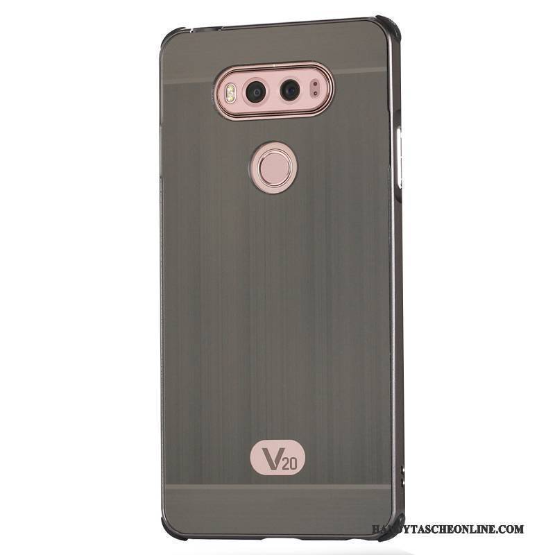Hülle Lg V20 Metall Anti-sturz Trend, Case Lg V20 Schutz Grenze Gold