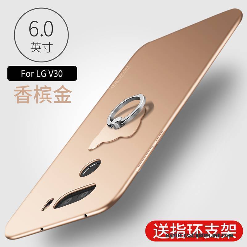 Hülle Lg V30 Silikon Handyhüllen Anti-sturz, Case Lg V30 Taschen Nubuck Schwarz