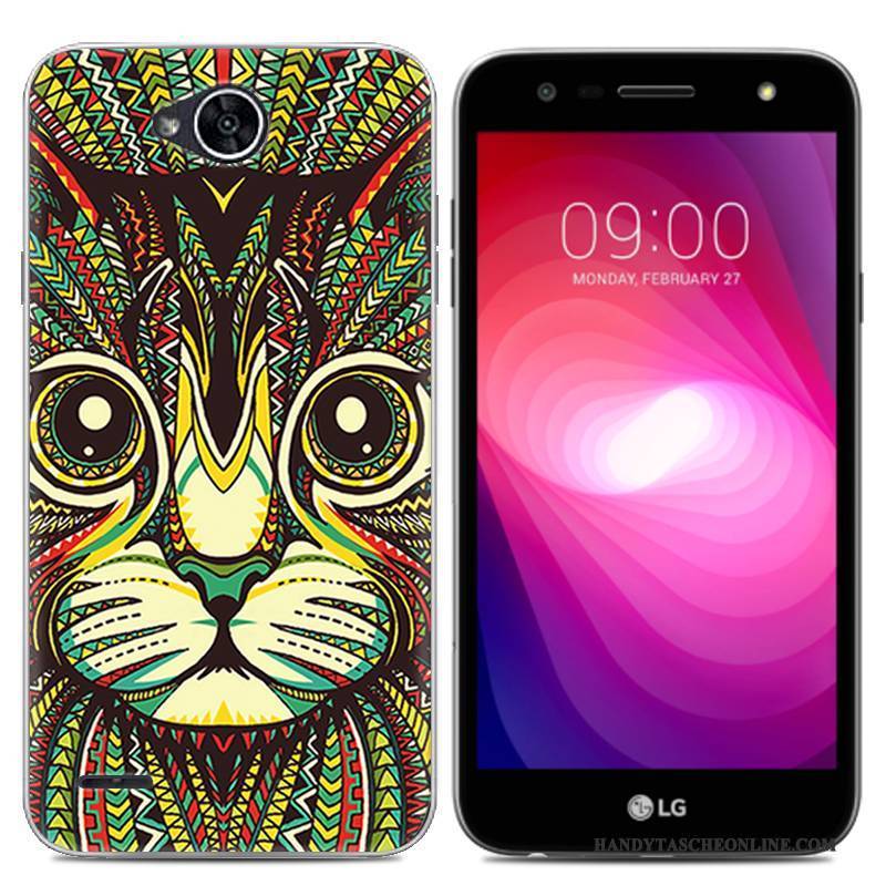 Hülle Lg X Power 2 Weiche Transparent Trend, Case Lg X Power 2 Gemalt Grau Handyhüllen