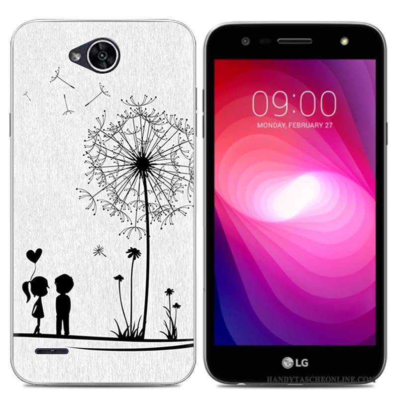 Hülle Lg X Power 2 Weiche Transparent Trend, Case Lg X Power 2 Gemalt Grau Handyhüllen