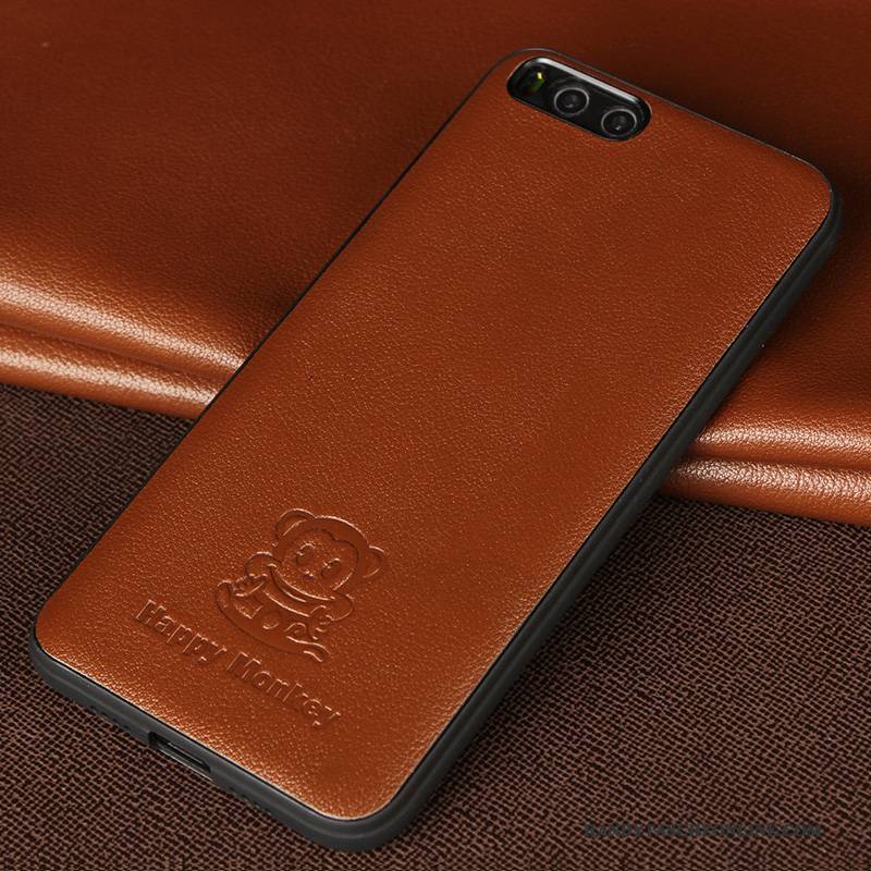 Hülle Mi 6 Leder Blau Handyhüllen, Case Mi 6 Weiche Anti-sturz Mini