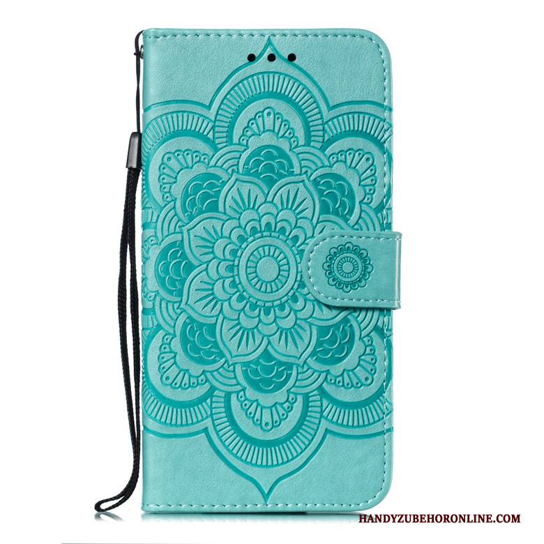 Hülle Mi 9 Folio Mini Totem, Case Mi 9 Schutz Handyhüllen Lila