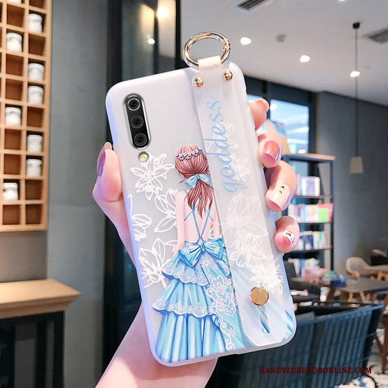 Hülle Mi 9 Kreativ Handyhüllen Anti-sturz, Case Mi 9 Taschen Weiß Mini