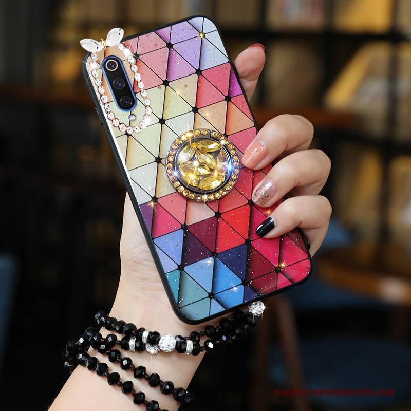 Hülle Mi 9 Lite Luxus Mini Trend, Case Mi 9 Lite Kreativ Hängende Verzierungen Muster
