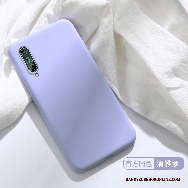 Hülle Mi A3 Kreativ Trendmarke Gelb, Case Mi A3 Silikon Mini Schlank