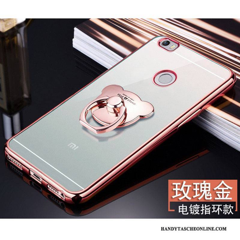 Hülle Mi Max 2 Silikon Handyhüllen Mini, Case Mi Max 2 Taschen Anti-sturz Gold