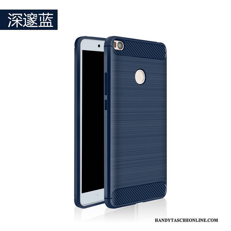 Hülle Mi Max 2 Silikon Schwarz Persönlichkeit, Case Mi Max 2 Schutz Handyhüllen Mini