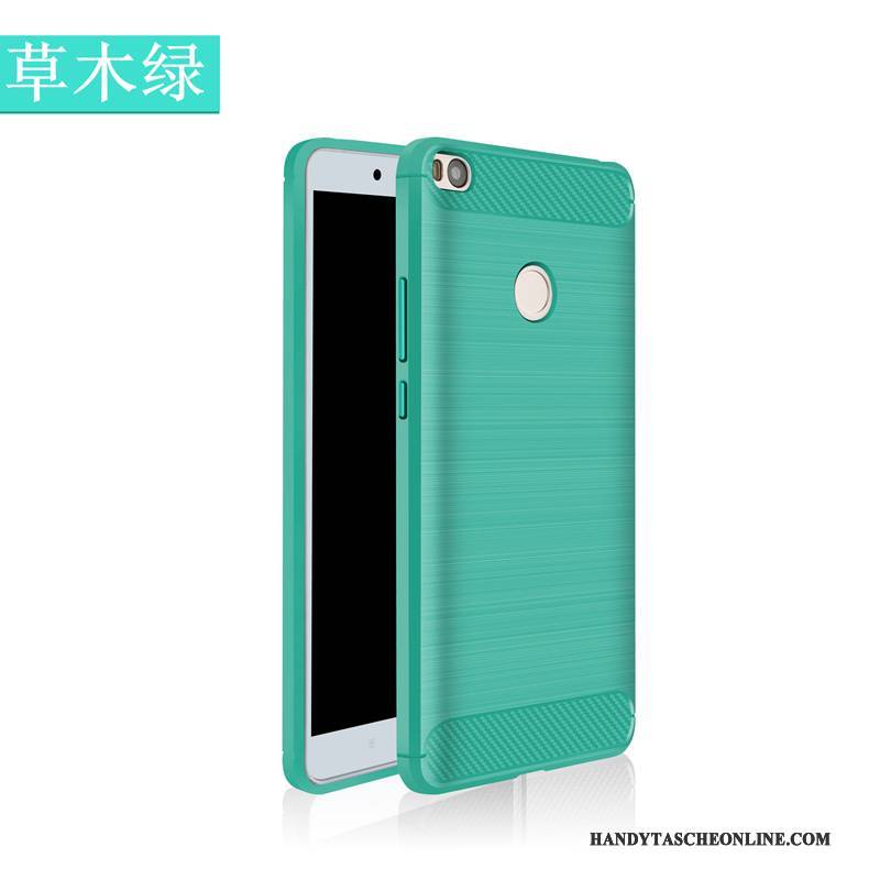 Hülle Mi Max 2 Silikon Schwarz Persönlichkeit, Case Mi Max 2 Schutz Handyhüllen Mini