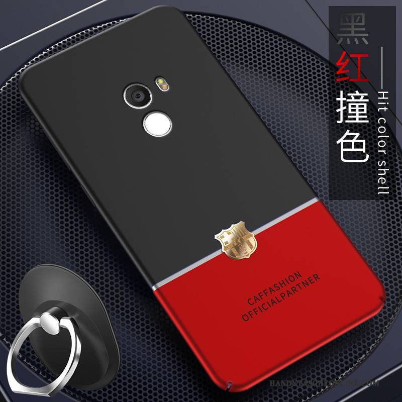 Hülle Mi Mix 2 Taschen Mini Nubuck, Case Mi Mix 2 Schutz Blau Handyhüllen