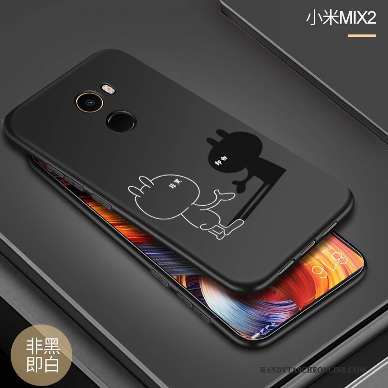 Hülle Mi Mix 2 Weiche Handyhüllen Nubuck, Case Mi Mix 2 Silikon Mini Rot