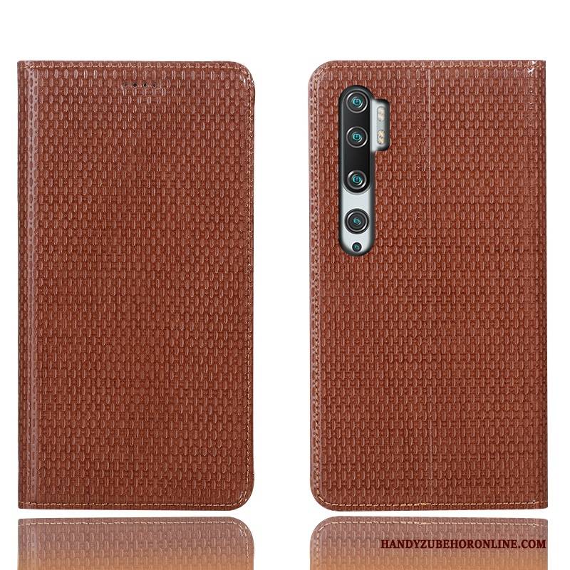 Hülle Mi Note 10 Schutz Anti-sturz Muster, Case Mi Note 10 Taschen Grün Handyhüllen