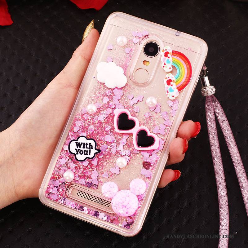 Hülle Mi Note 3 Taschen Treibsand Anti-sturz, Case Mi Note 3 Schutz Mini Rot