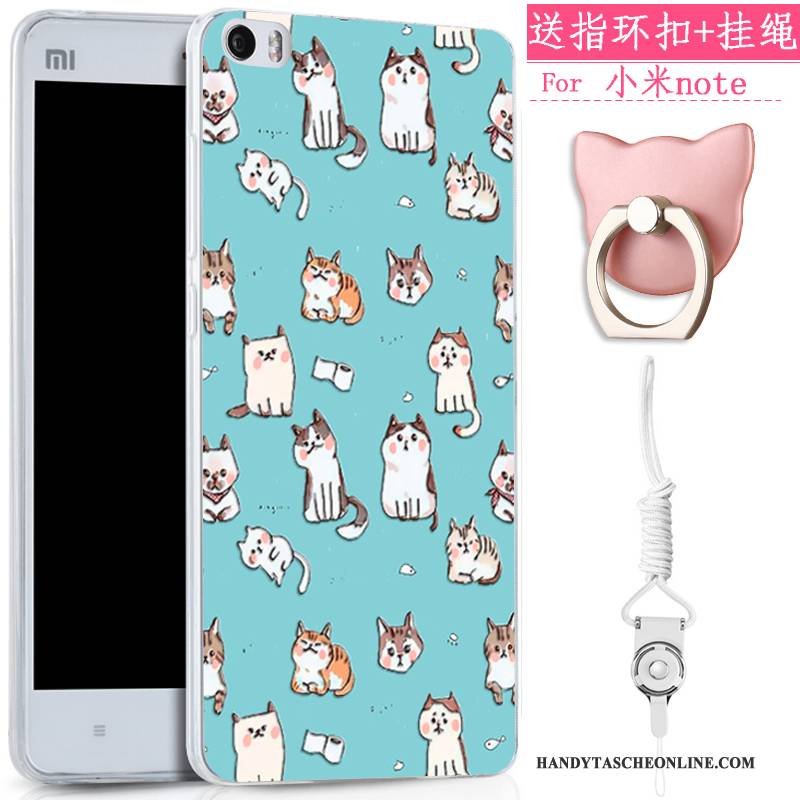 Hülle Mi Note Karikatur Nette Transparent, Case Mi Note Taschen Hängende Verzierungen Mini