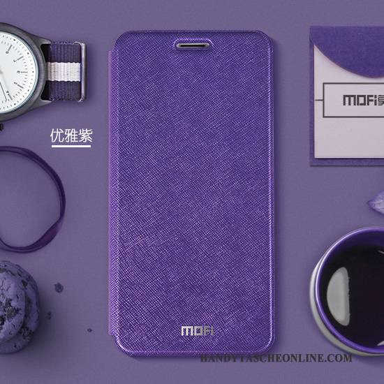 Hülle Mi Note Lederhülle Mini Schwarz, Case Mi Note Schutz Handyhüllen