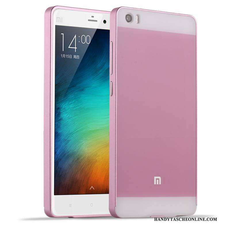 Hülle Mi Note Metall Hintere Abdeckung Silber, Case Mi Note Schutz Schwer Mini