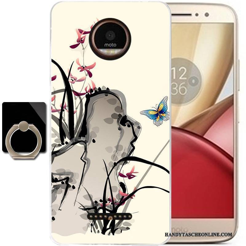 Hülle Moto C Schutz Anti-sturz Schwarz, Case Moto C Taschen Wind Tinte