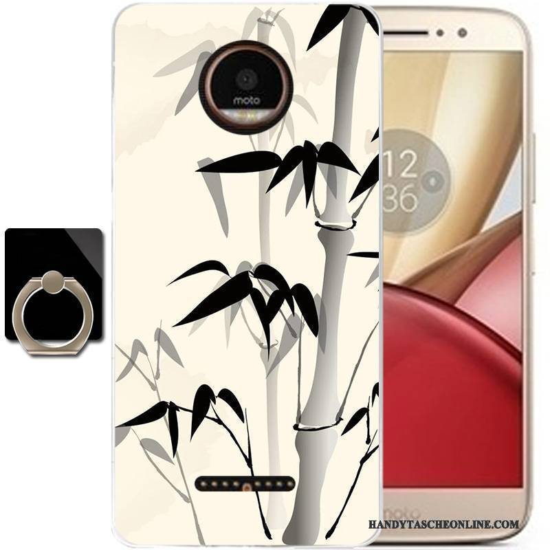 Hülle Moto C Schutz Anti-sturz Schwarz, Case Moto C Taschen Wind Tinte