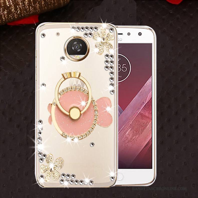 Hülle Moto E4 Silikon Rosa Anti-sturz, Case Moto E4 Weiche Handyhüllen