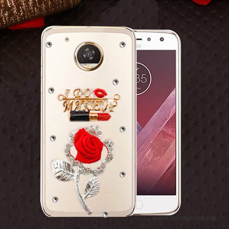 Hülle Moto E4 Silikon Rosa Anti-sturz, Case Moto E4 Weiche Handyhüllen
