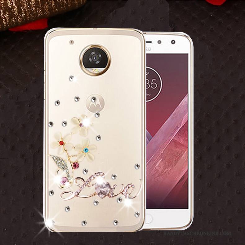 Hülle Moto E4 Silikon Rosa Anti-sturz, Case Moto E4 Weiche Handyhüllen
