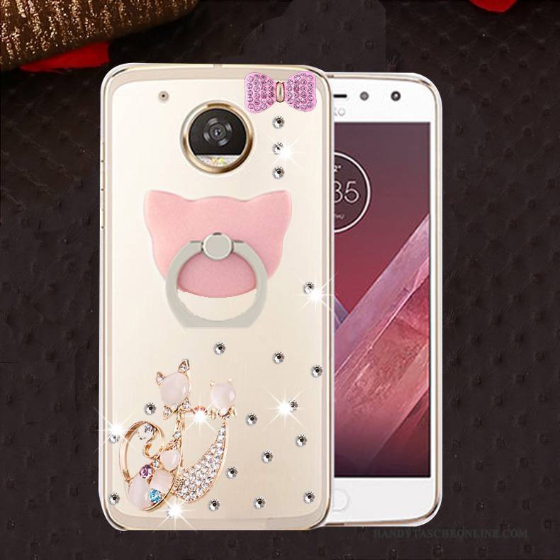 Hülle Moto E4 Silikon Rosa Anti-sturz, Case Moto E4 Weiche Handyhüllen