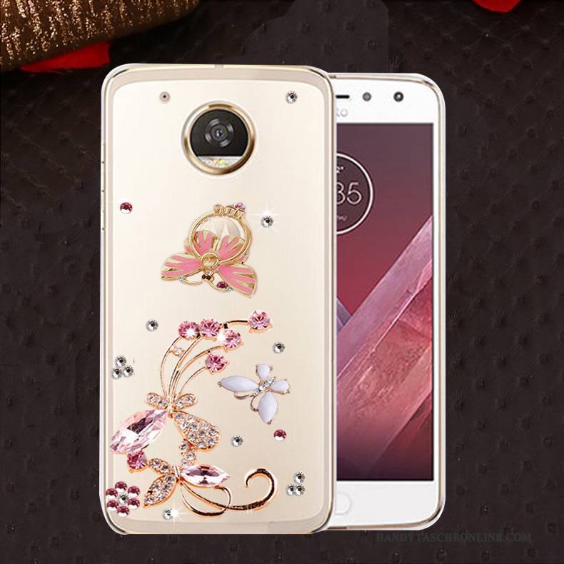 Hülle Moto E4 Silikon Rosa Anti-sturz, Case Moto E4 Weiche Handyhüllen