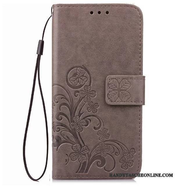Hülle Moto G4 Play Lederhülle Anti-sturz Schwarz, Case Moto G4 Play Taschen Handyhüllen