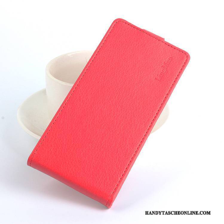 Hülle Moto G4 Play Lederhülle Litchi Rosa, Case Moto G4 Play Schutz Anti-sturz Muster