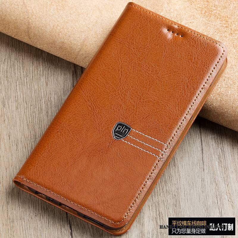 Hülle Moto Z2 Play Leder Gelb Handyhüllen, Case Moto Z2 Play Lederhülle