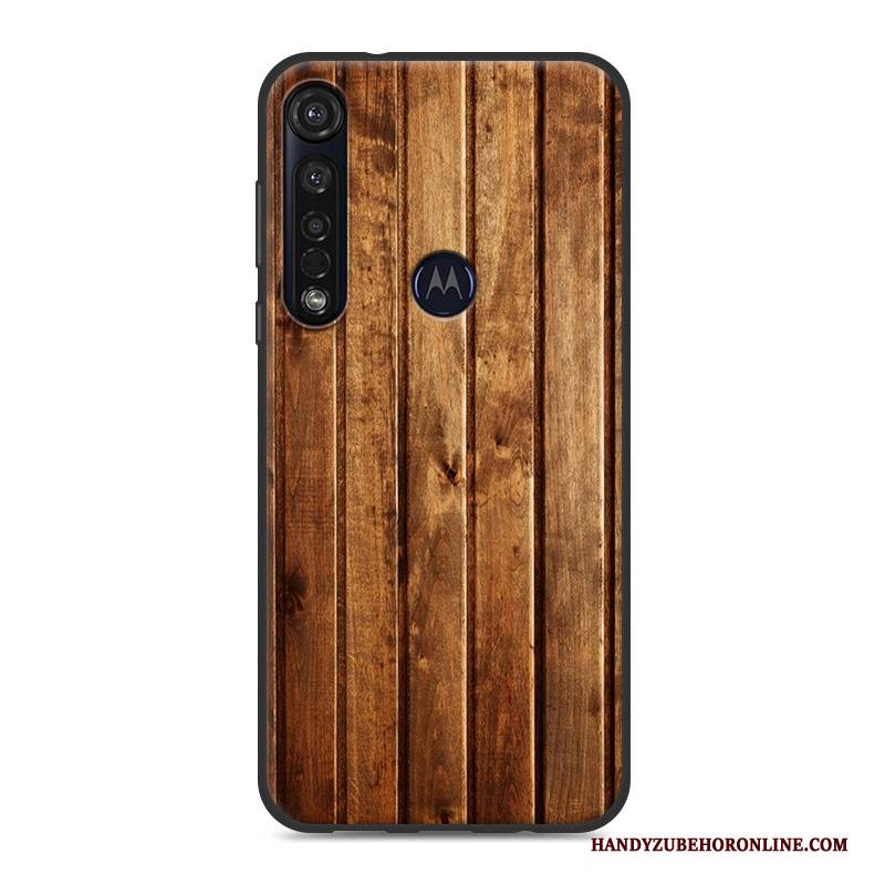 Hülle Motorola One Macro Weiche Dunkelblau Groß, Case Motorola One Macro Silikon Muster Handyhüllen
