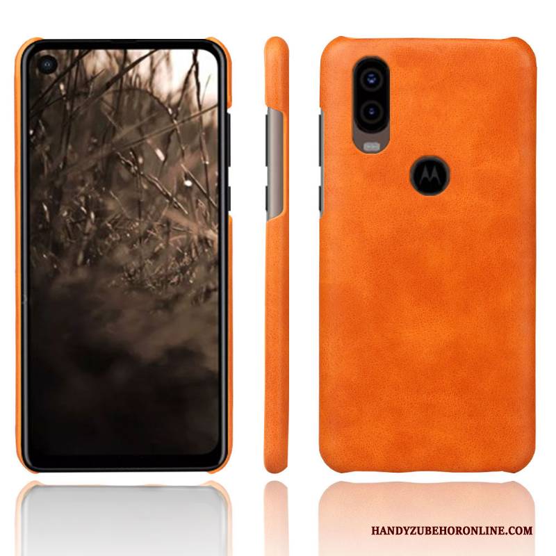 Hülle Motorola One Vision Schutz Rot Handyhüllen, Case Motorola One Vision