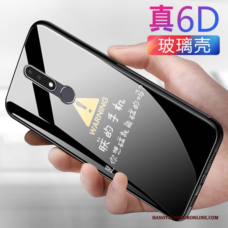 Hülle Nokia 3.1 Plus Karikatur Nette Liebhaber, Case Nokia 3.1 Plus Handyhüllen Glas