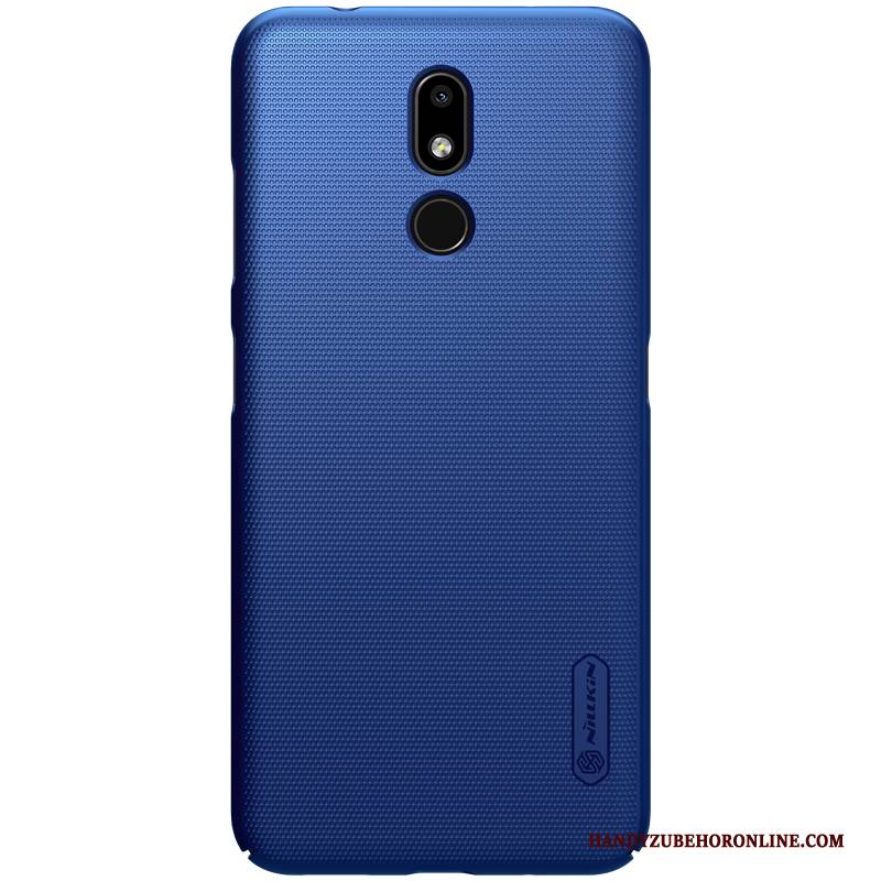 Hülle Nokia 3.2 Schutz Anti-sturz Blau, Case Nokia 3.2 Schwer Nubuck