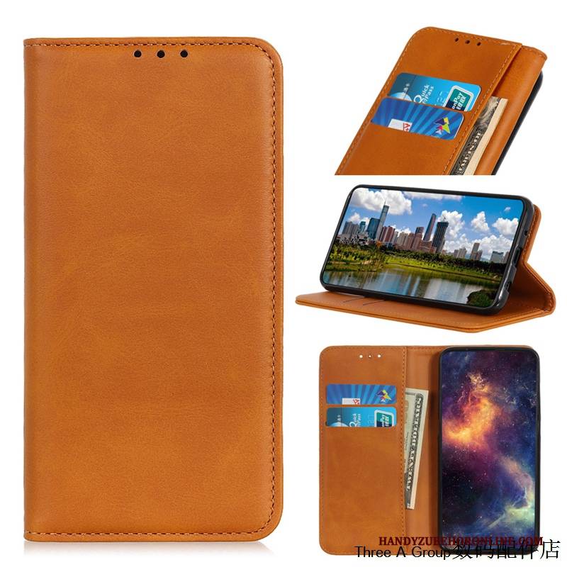 Hülle Nokia 5.3 Lederhülle Anti-sturz Dunkelblau, Case Nokia 5.3 Leder Muster Karte