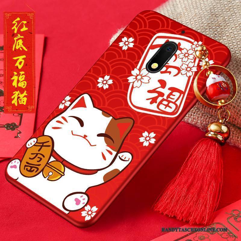 Hülle Nokia 6 Karikatur Nubuck Handyhüllen, Case Nokia 6 Schutz Anti-sturz Neu