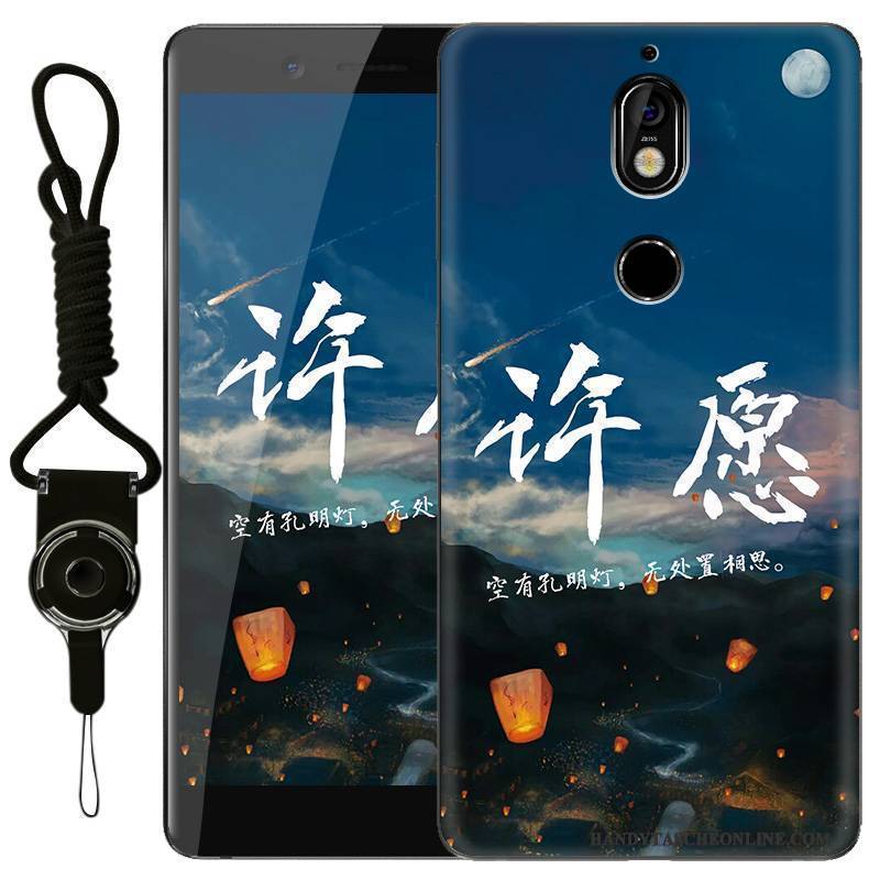 Hülle Nokia 7 Kreativ Persönlichkeit Anti-sturz, Case Nokia 7 Silikon Handyhüllen Rosa